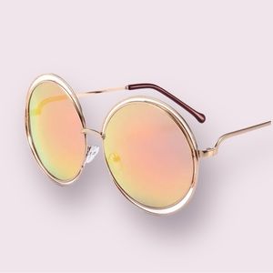 Reflective Circle Sunglasses
